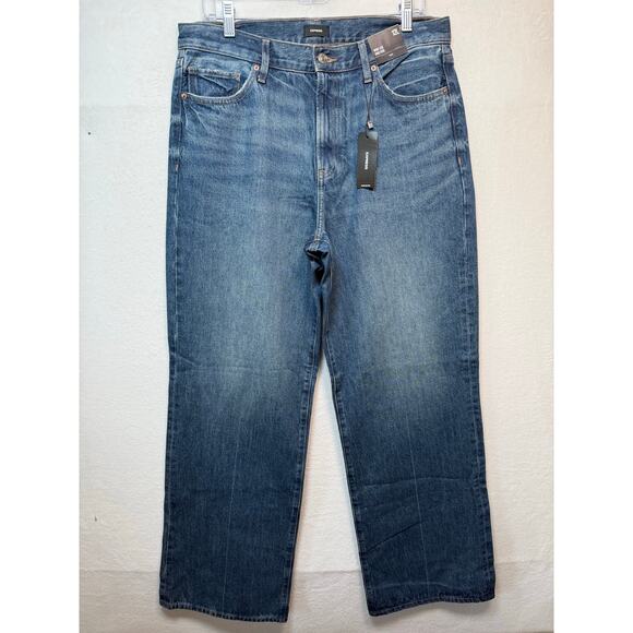 Express Wide Leg High Rise Jeans, 12 Long, New with tags - Picture 1 of 6